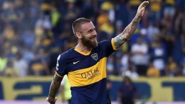 Daniele De Rossi en su partido de despedida del fútbol profesional.
