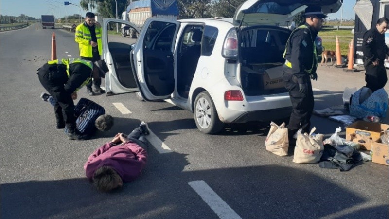Reinaldo cayó el miércoles pasado en un control policial en la autopista Rosario-Santa Fe.