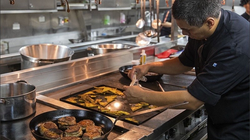 La cocina del Ara Almirante Irízar. 