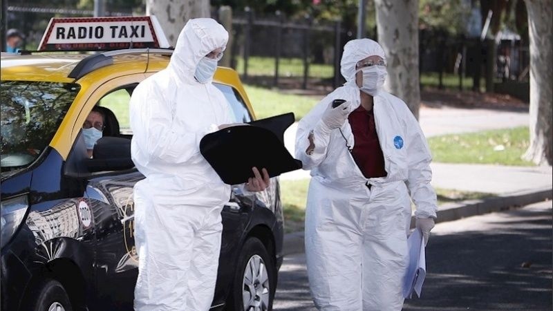 Los controles sanitarios en la casa del imputado. 
