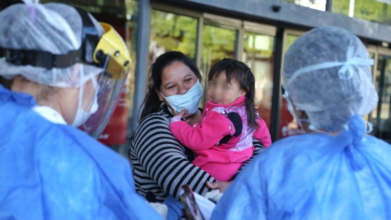 El encuentro físico se dio después de los controles sanitarios por el coronavirus.