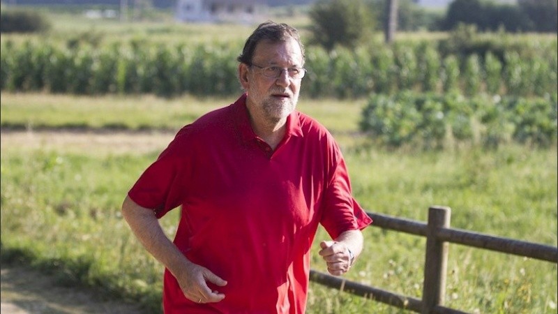 Mariano Rajoy es un adepto a la actividad física y parece que aún durante la pandemia.