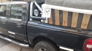 La camioneta también quedó secuestrada en la comisaría 2ª.