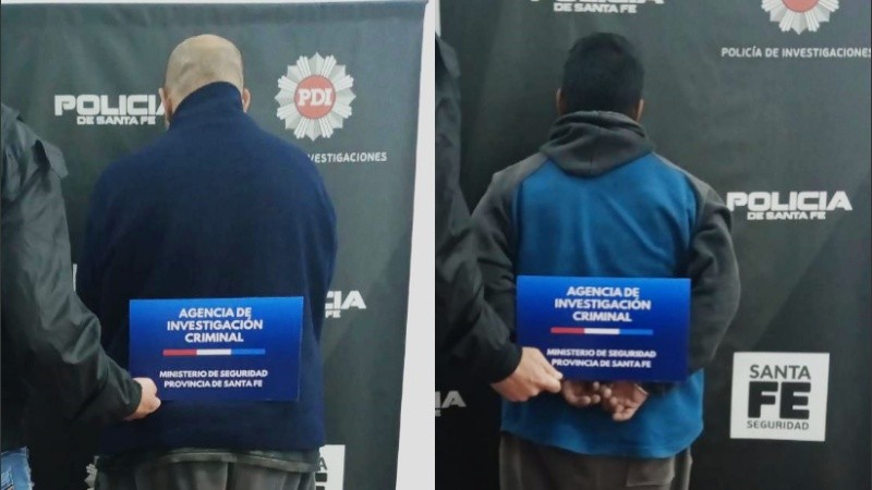 Los sospechosos cayeron el martes pasado en Lamadrid y Ovidio Lagos.