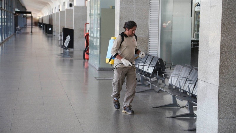 Personal de la Terminal controlará las medidas de higiene y uso de barbijo.