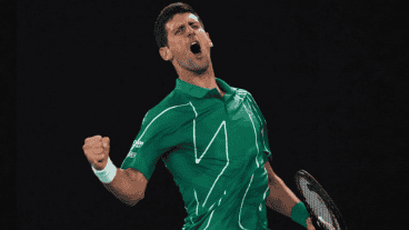 La postura de Djokovic trajo polémica.