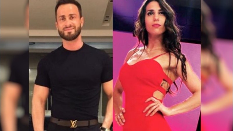 Martín Baclini y Cinthia Fernández mantienen un enfrentamiento.