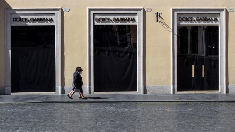 Una postal de las calles de Roma en plena cuarentena.