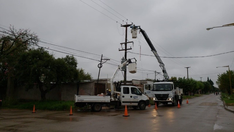 La lluvia trajo complicaciones en algunas zonas de la ciudad.