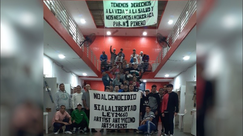 En varios pabellones de Piñero se lleva a cabo una huelga de hambre en reclamo de arrestos domiciliarios.