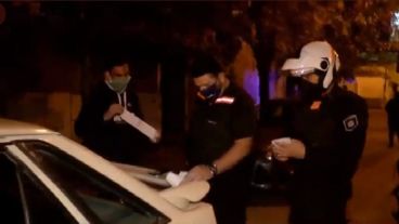 El operativo en Avellaneda casi Santa Fe.