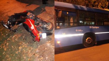 El choque ocurrió este viernes a las 21.