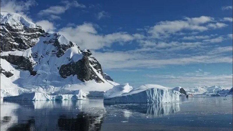 El descubrimiento también mostró que la Antártida tenía clima templado.