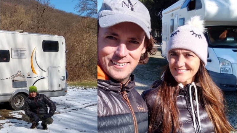 La pareja busca regresar a Rosario y espera que el jueves sea el gran día. 