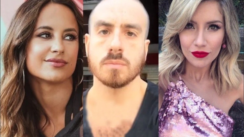 Lourdes Sánchez, Fede Bal y Laurita Fernández.