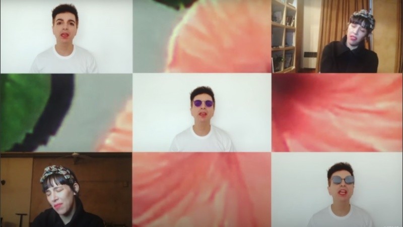 Ale Sergi y Juliana Gattas se filmaron con celulares para el video de 