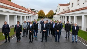 Fernández recibió el respaldo durante la reunión en Olivos.