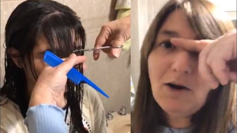 Algunas de las escenas del video que causó sensación. 