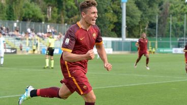 Ponce, con la camiseta del club romano.