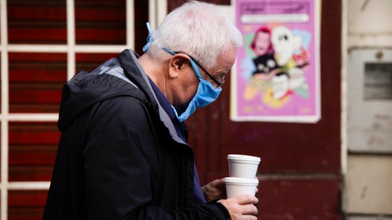 El centro de la ciudad este jueves por la mañana con mucho movimiento en las calles. 