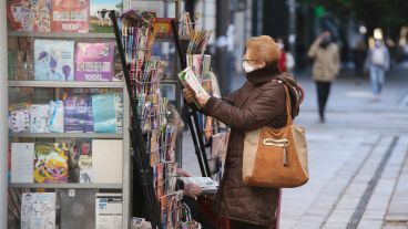 El centro de la ciudad este jueves por la mañana con mucho movimiento en las calles.