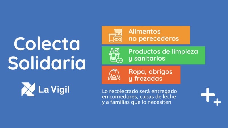 La colecta solidaria para ayudar a los que más lo necesitan. 