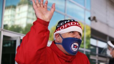 El dolor de amigos y familiares del Trinche en el Heca.