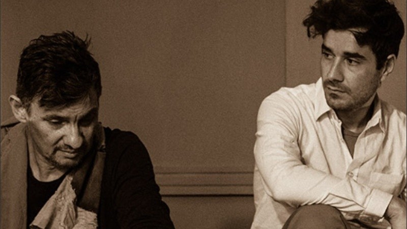 La obra de Eines, interpretada por Claudio Garofalo y Lucas Ranzani.