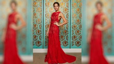 El vestido de Juana Viale de este domingo.