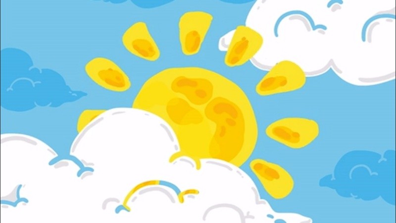 Un sol algo tímido para este lunes.