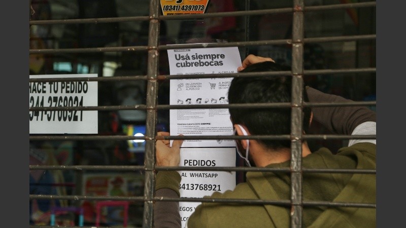 Negocios del centro se preparan para abrir sus puertas desde que se impuso la cuarentena