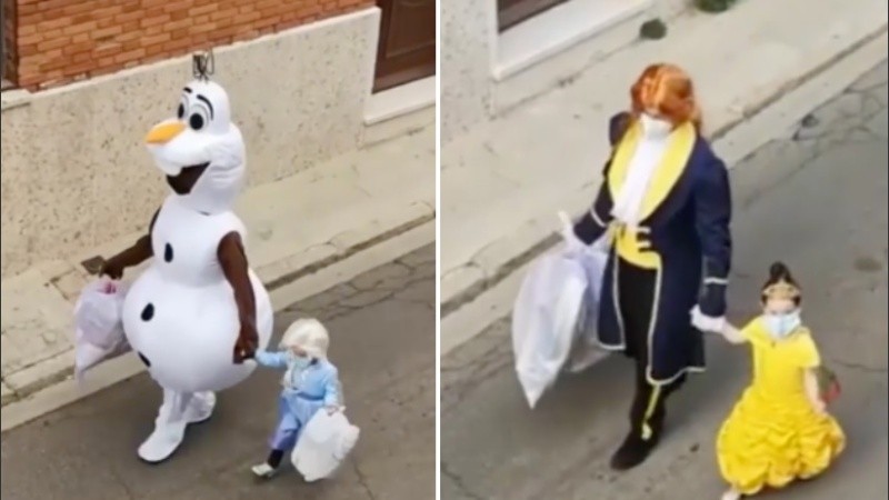 Toda la cuadra esperaba verlos sacar la basura.