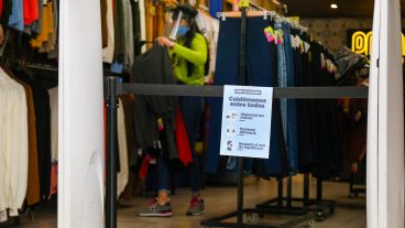 Los propios locales anunciaron las medidas de higiene.