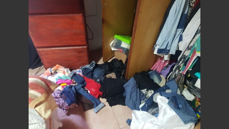 Así dejaron la casa de zona sur. 