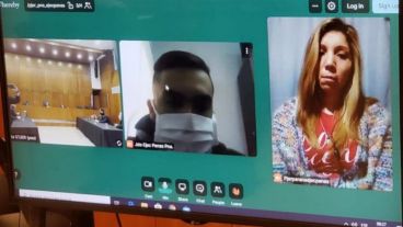 La audiencia se hizo a través de videoconferencia.