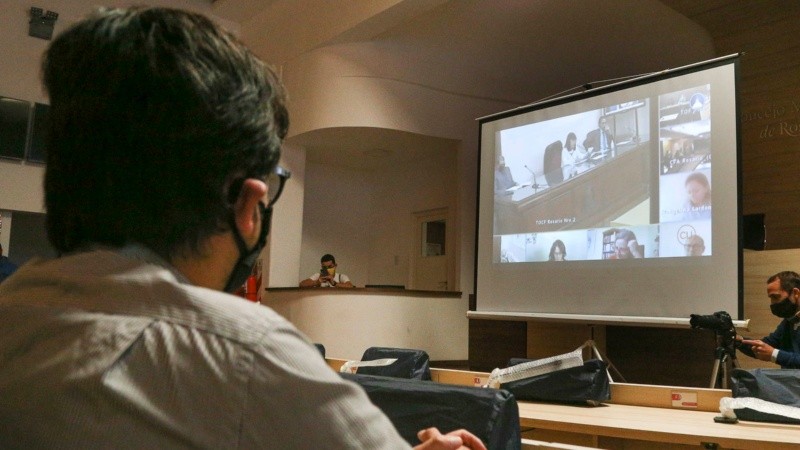 La sentencia se siguió de forma online desde el Concejo.