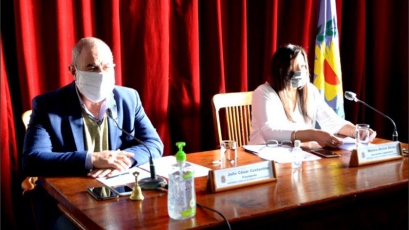 La primera sesión presencial del Concejo, en Carmen de Patagones. 
