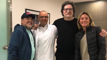El esteticista detenido junto a Maradona, Charly y Rocío Oliva.