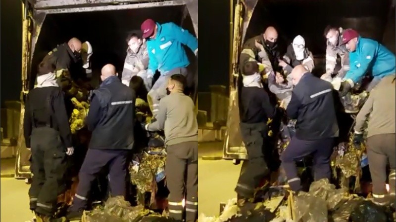 El joven se encuentra internado en el Heca con pronóstico reservado.