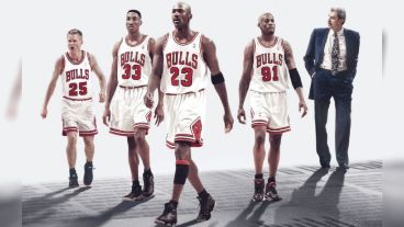 Uno de los afiches de la serie "The Last Dance".