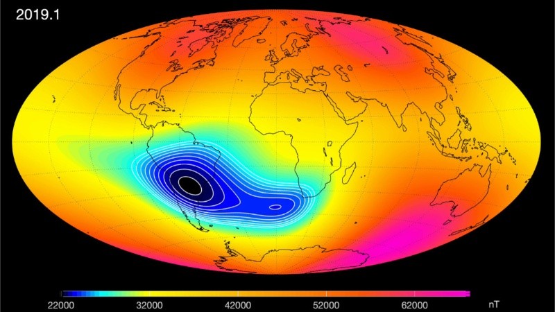  La anomalía del Atlántico Sur no representa peligro a nivel superficial.