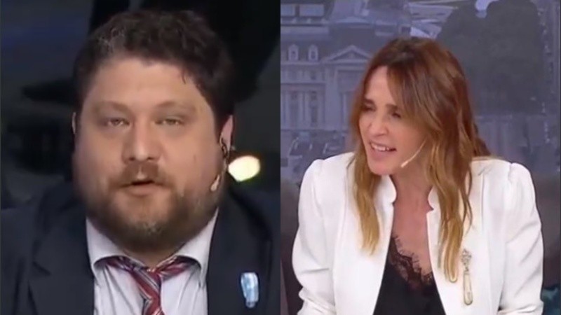 El periodista cuestionó la cuarentena y Lozano reaccionó en su contra.