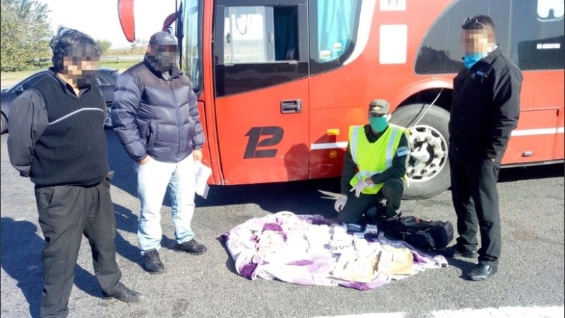 El control fue a la altura de Aldao.