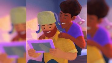 “Out” hace referencia a la expresión en inglés “come out”, que remite en la comunidad LGBTIQ+ a la decisión de una persona de contar su orientación sexual.