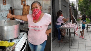 La cocina del Centro Comunitario Alvear.