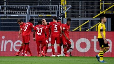 El único gol llegó al cierre del primer tiempo.