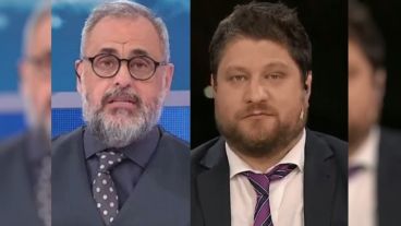 Los periodistas Jorge Rial y Nicolás Wiñazki.