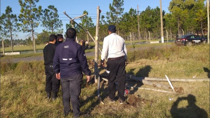 La Policía y Control Urbano acudieron ante llamados de vecinos.