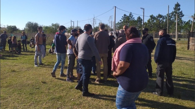 La Policía y Control Urbano acudieron ante llamados de vecinos.