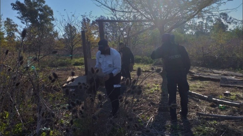 La Policía y Control Urbano acudieron ante llamados de vecinos.